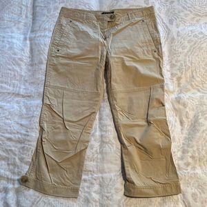 Cotton cropped pants by Theory